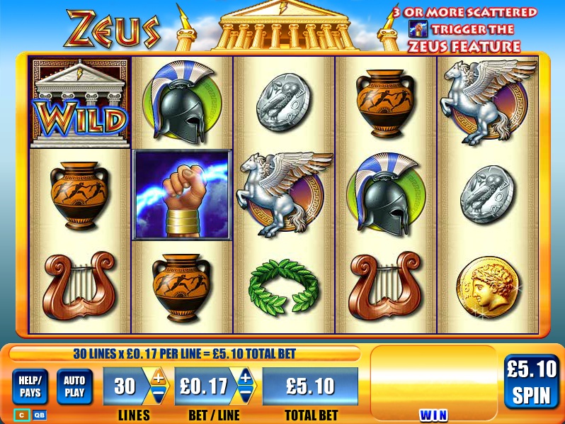 Игровой автомат «Zeus» в Пин Ап казино